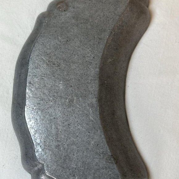 Vintage Armetale Possibly Wilton Cresent shaped Relish Tray Tavern Renaissance - Picture 6 of 8